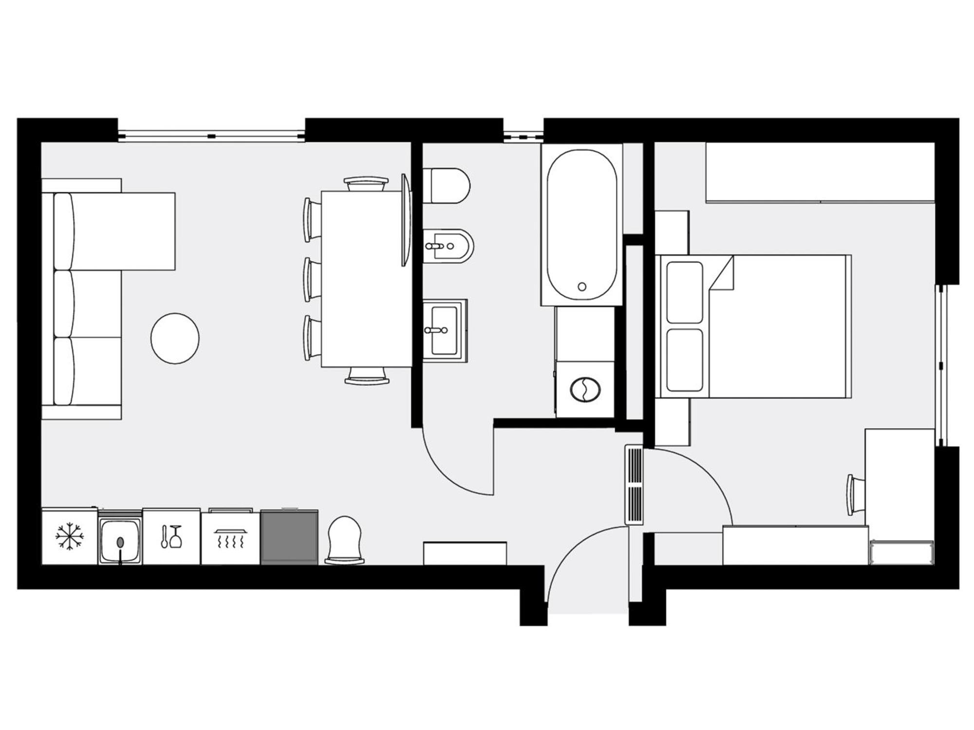 Apartment Urban Premium No 3, Free Private Parking, Self Check-in